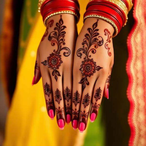 Mehndi work